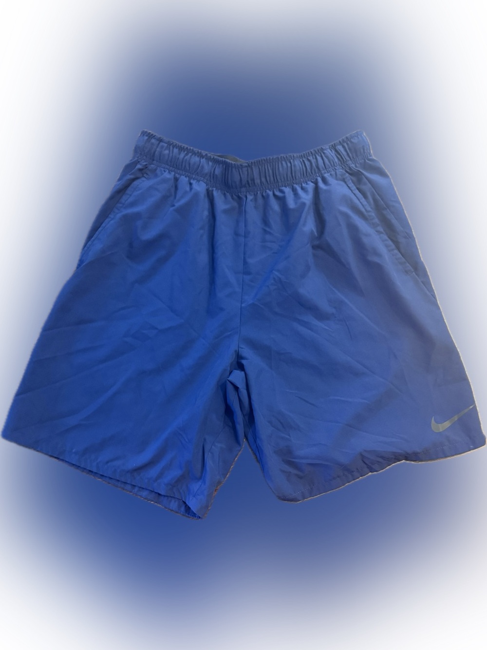Nike Men’s Royal Blue Athletic Shorts with Swoosh | Sz L